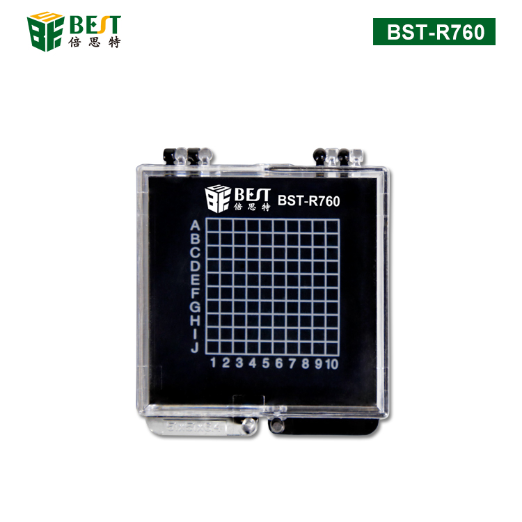 BST-R760 自吸附芯片透明膠盒 塑料元件盒 芯片盒 存放盒 樣品盒 晶片盒 自吸附膠盒 元器件儲存盒