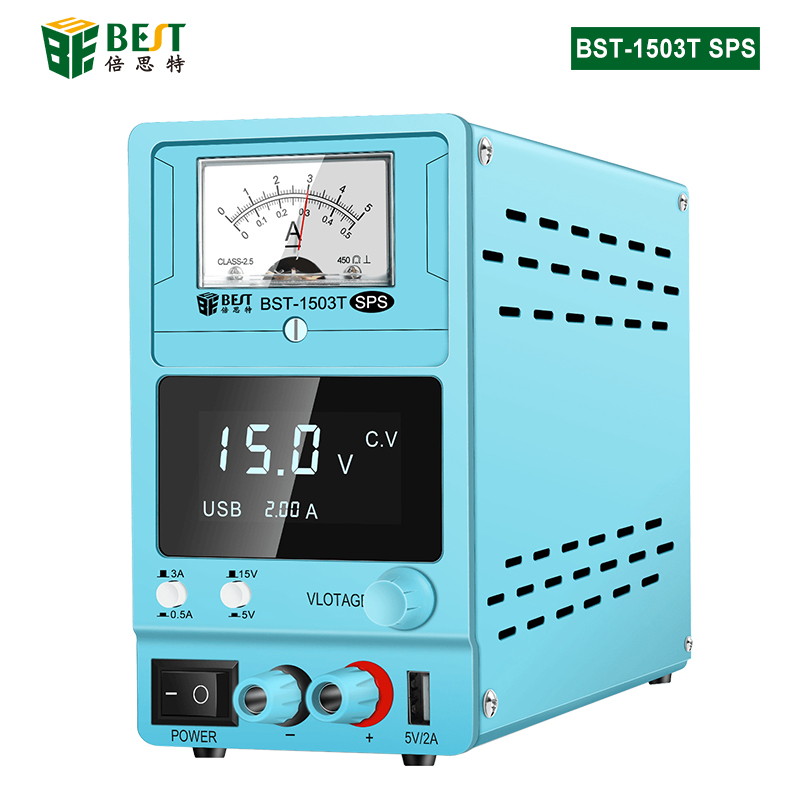BST-1503T SPS 線性直流穩(wěn)壓電源 固測可調(diào)直流穩(wěn)壓電源15V/3A筆記本電腦手機(jī)維修電源